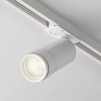Однофазный LED светильник 12W 3000К для трека Maytoni Technicall Focus LED TR021-1-12B3K-Z-D-W