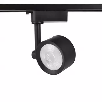 Однофазный LED светильник 12W 4200К для трека Ambrella light Track System GL6392 BK
