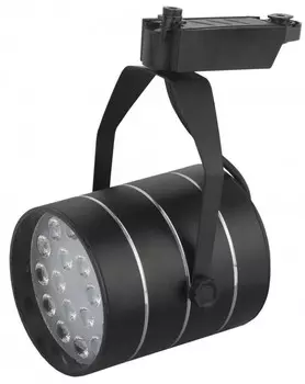 Однофазный LED светильник 18W 4000К для трека Trek Эра TR3 - 18 BK (Б0032111)