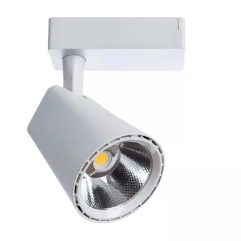 Однофазный LED светильник 20W 3000К для трека Arte Lamp Amico A1821PL-1WH