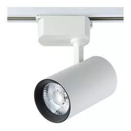 Однофазный LED светильник 30W 4000К для трека Crystal Lux CLT 0.11 (CLT 0.31 006 30W WH )