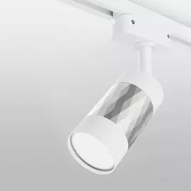 Однофазный светильник для трека Mizar Elektrostandard Mizar GU10 Белый/серебро (MRL 1007) однофазный (a047375)