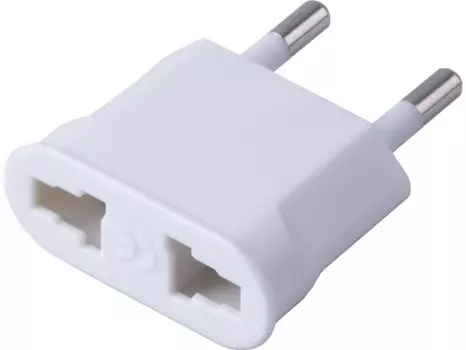 Переходник сетевой б/з 250В, 6A (белый) Stekker ADP6-03-20 32859