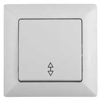 Переключатель (белый) Solo Intro 4-103-01 (Б0043277)