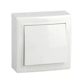 Переключатель/выключатель проходной 1-клавишный (белый) Volsten Solar V01-31-P11-S (9840)