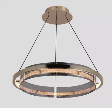 Подвесная диммируемая люстра с пультом ДУ iLEDEX Meridian C4716-60 GD