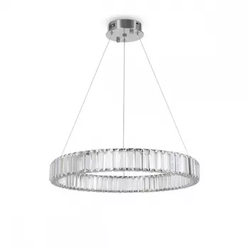 Подвесная диммируемая люстра с пультом ДУ Freya Tier FR5257PL-L25CH