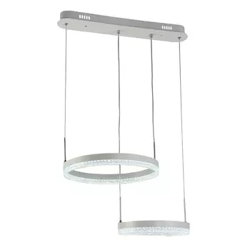 Подвесная диммируемая люстра с пультом ДУ Profit Light 6087/2A WHT 76W