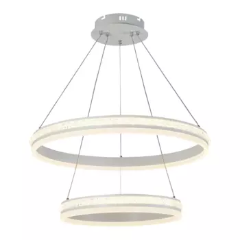 Подвесная диммируемая люстра с пультом ДУ Profit Light 6040/2 WHT 226W