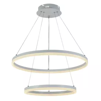 Подвесная диммируемая люстра с пультом ДУ Profit Light 6035/2 WHT 116W