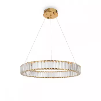 Подвесная диммируемая люстра с пультом ДУ Freya Tier FR5257PL-L25G