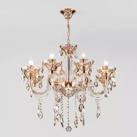 Подвесная хрустальная люстра Bogates Lecce 310/8 Strotskis a045325