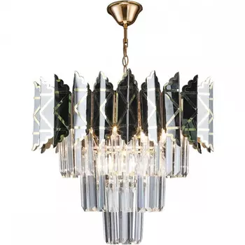 Подвесная хрустальная люстра Reluce 02202-0.4-05 FGD+BK (1425125)