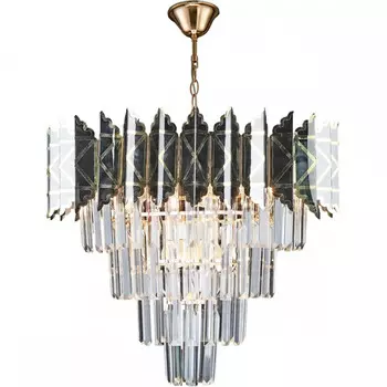 Подвесная хрустальная люстра Reluce 02202-0.4-07 FGD+BK (1425126)