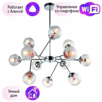 Подвесная люстра Arte Lamp Arancia с поддержкой Алиса A9276LM-12CC-A