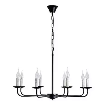 Подвесная люстра Arte Lamp Graff A1857LM-8BK