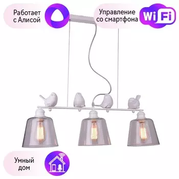 Подвесная люстра Arte Lamp Passero с поддержкой Алиса A4289SP-3WH-A