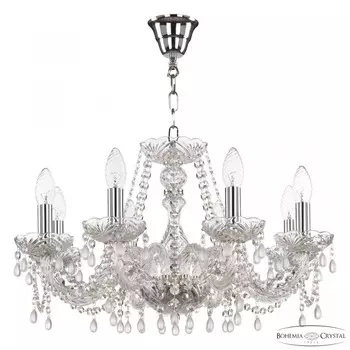 Подвесная люстра Bohemia Ivele Crystal 112 112/8/195 Ni V0300
