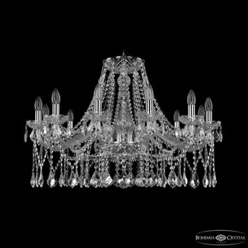 Подвесная люстра Bohemia Ivele Crystal 1413 1413/12/300 Ni Leafs