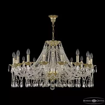 Подвесная люстра Bohemia Ivele Crystal 1613 16213/16/360 G