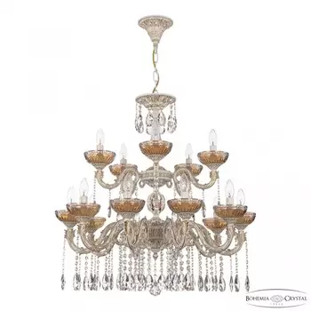 Подвесная люстра Bohemia Ivele Crystal AL7901 AL79101/10+5/250/2D A WMG P Shampan/M-1G