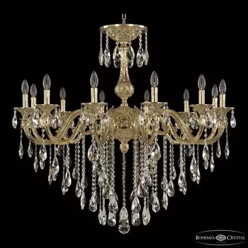 Подвесная люстра Bohemia Ivele Crystal Florence 71101/12/360 B G