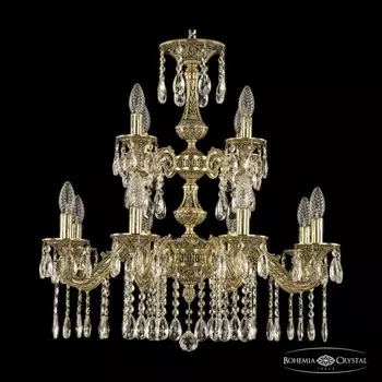 Подвесная люстра Bohemia Ivele Crystal Florence 71102/8+4/210/2d A GB