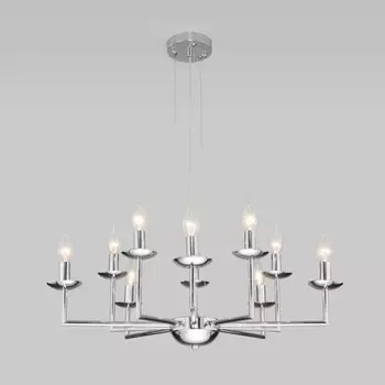 Подвесная люстра Cariso Eurosvet 60150/10 хром