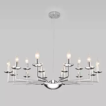 Подвесная люстра Cariso Eurosvet 60150/18 хром