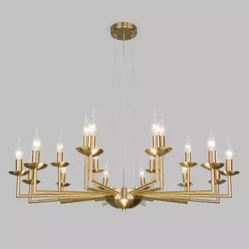 Подвесная люстра Cariso Eurosvet 60150/18 латунь