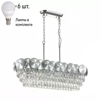 Подвесная люстра Catris Odeon Light с лампочками 4972/6+Lamps E14 P45