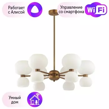 Подвесная люстра Changi Odeon Light с поддержкой Алиса 4979/12-A