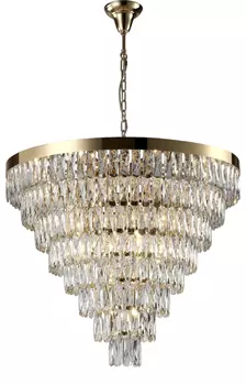 Подвесная люстра Crystal Lux Abigal SP22 D820 GOLD/TRANSPARENT