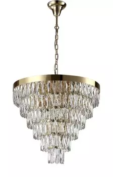 Подвесная люстра Crystal Lux Abigal SP-PL15 D620 GOLD/TRANSPARENT
