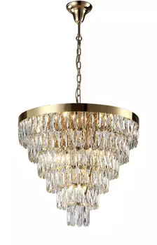 Подвесная люстра Crystal Lux Abigal SP-PL15 D620 GOLD/TRANSPARENT
