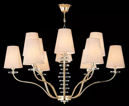 Подвесная люстра Crystal Lux Armando SP6+6 Gold (0181/312)