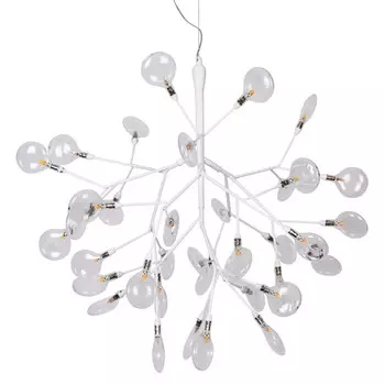 Подвесная люстра Crystal Lux EVITA SP36 WHITE/TRANSPARENT