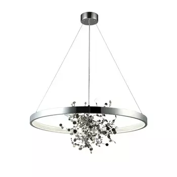 Подвесная люстра Crystal Lux GARDEN SPLED+4 D800 CHROME