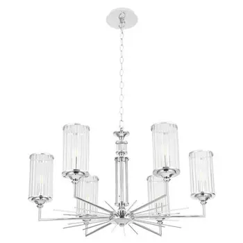 Подвесная люстра Crystal Lux Gloria SP6 Chrome