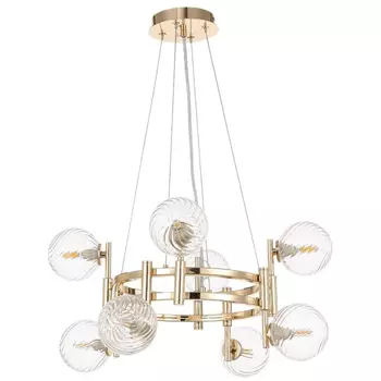 Подвесная люстра Crystal Lux Luxury SP8 Gold