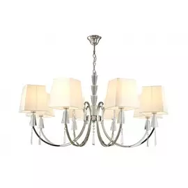 Подвесная люстра Crystal Lux Marsela SP-PL8 NICKEL (2390/308)