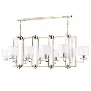 Подвесная люстра Crystal Lux Nicolas SP10 L1300 Gold/White