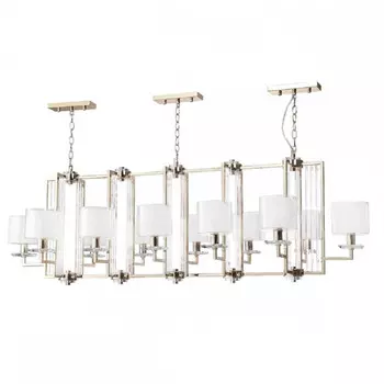 Подвесная люстра Crystal Lux Nicolas SP12 L1600 Gold/White