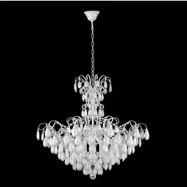 Подвесная люстра Crystal Lux Sevilia SP9 Silver (2941/309)