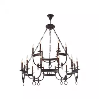 Подвесная люстра Crystal Lux Suerte Brown SP12+6 (3110/318)