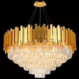 Подвесная люстра Diamonds Natali Kovaltseva VERTIGO 81440/12C GOLD