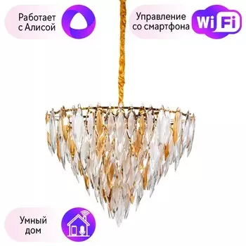 Подвесная люстра Divinare CABRERA с поддержкой Алиса 3509/01 LM-15-A