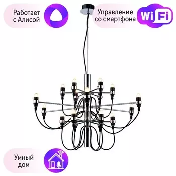 Подвесная люстра DIVINARE MOLTO с поддержкой Алиса 8030/02 LM-18-A