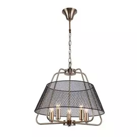 Подвесная люстра Escada 585/5 E14*40W Antique brass OMAHA