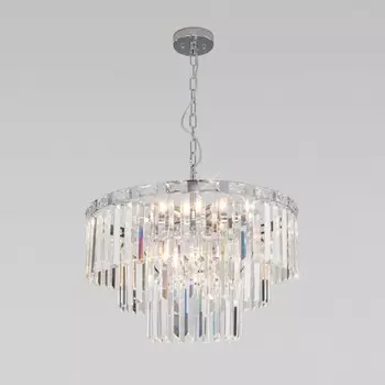 Подвесная люстра Eurosvet 10130/8 хром (a060642)